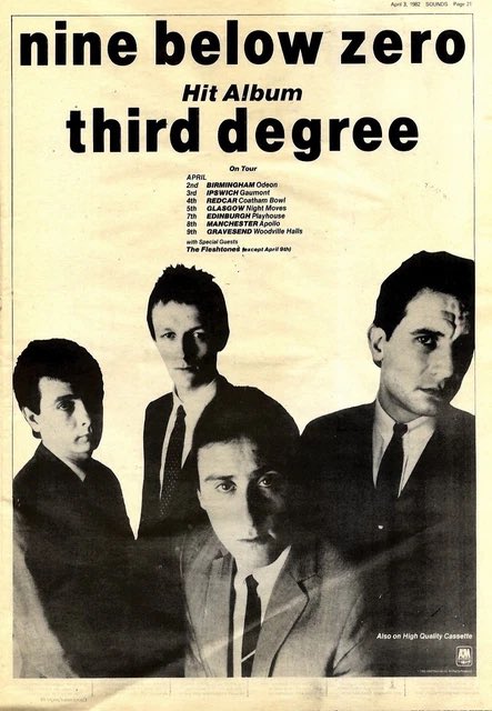 lee0969's tweet photo. On this day in 1982 No 59 UK Album Chart Nine Below Zero “Third Degree” IMHO a band and an album that deserved more recognition. I’ll choose the magnificent “Eleven Plus Eleven” how about you? #NineBelowZero #1980s @jillwebb2005 @nikidoog @Carolyn_on_x @FatOldAnarchist @brunstead @SkaManD14