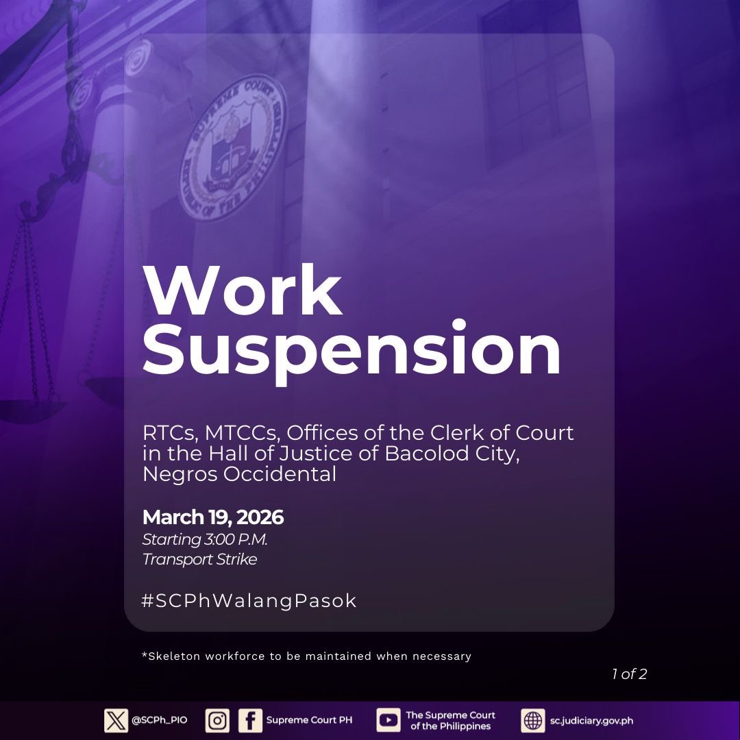 Philippine Supreme Court Public Information Office tweet media