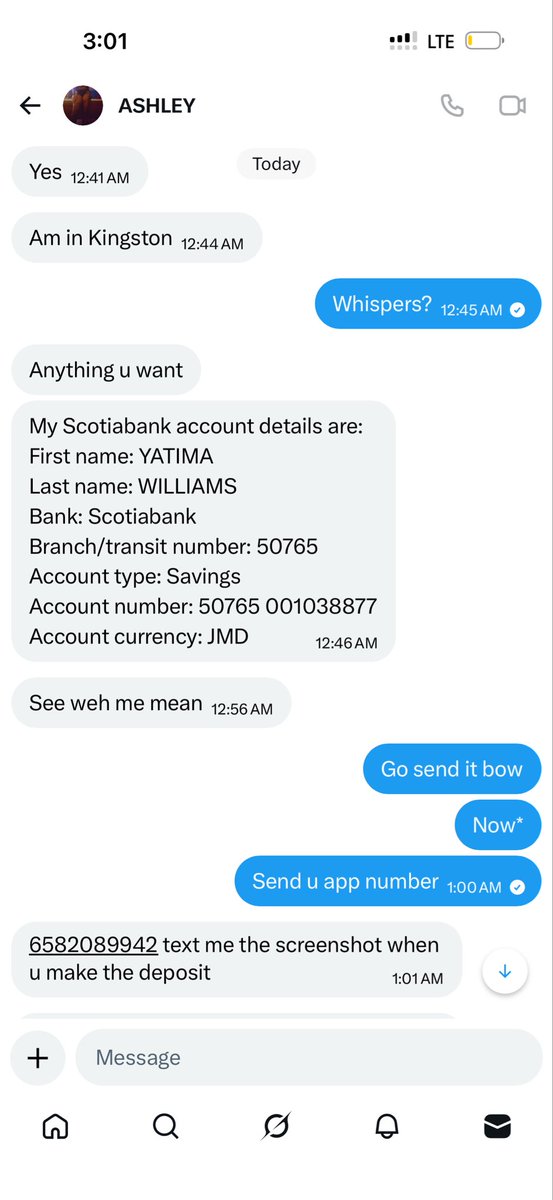Meech60991Meech's tweet photo. Scammer them nuff she name Ashley on x help mi @LIL_MIZ_GRIPPYY https://t.co/1c1yQRHwyP
