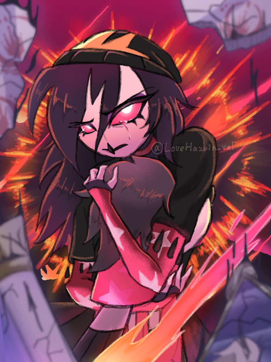 LoveHazbin_val's tweet image. Be Okay
#HelluvaBossFanart #Helluva #Octavia