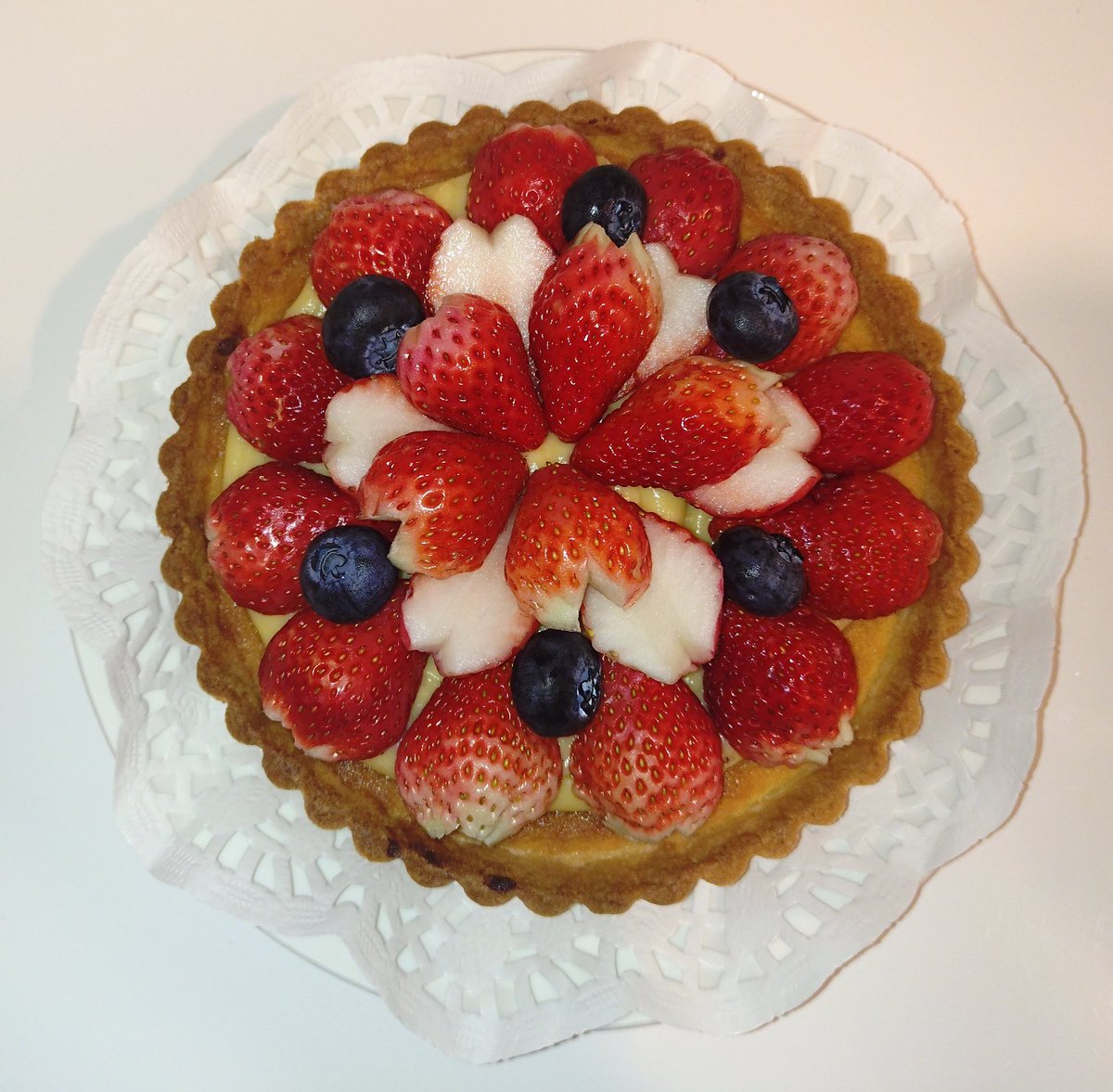 neobutterroll8n's tweet photo. これは結婚記念日に作ったタルト🫶 https://t.co/5jE9ZTUNka