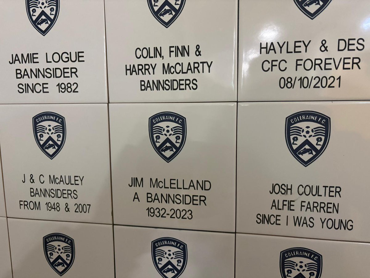 Coleraine FC tweet media