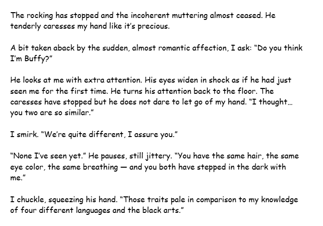 Chloe, Vampire Slayer tweet media