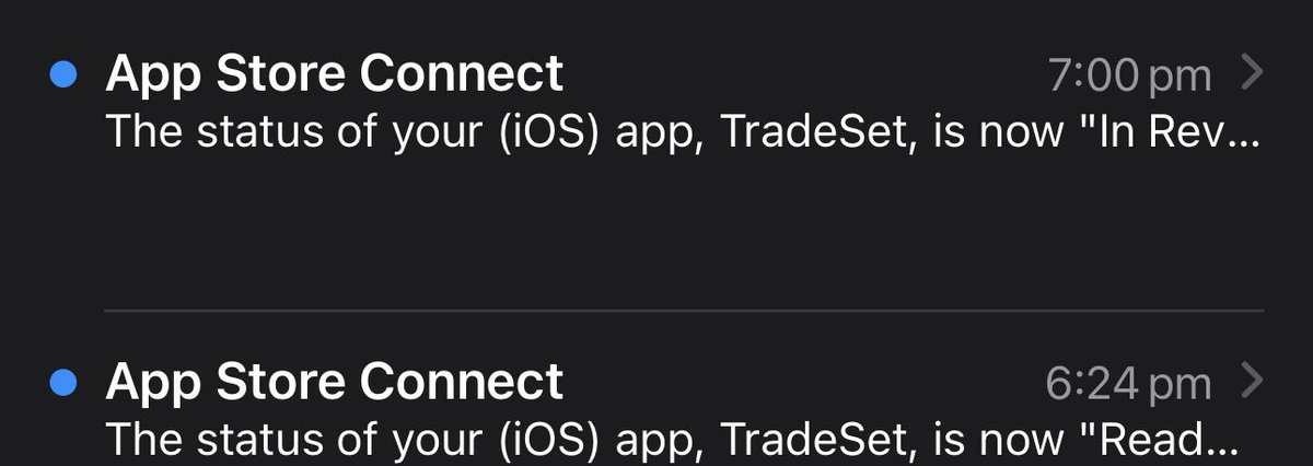 TheJellyFishDev's tweet photo. First update for my app submitted and it’s in review after 36 minutes. I can’t believe how quick it is https://t.co/nYKrW7JIse