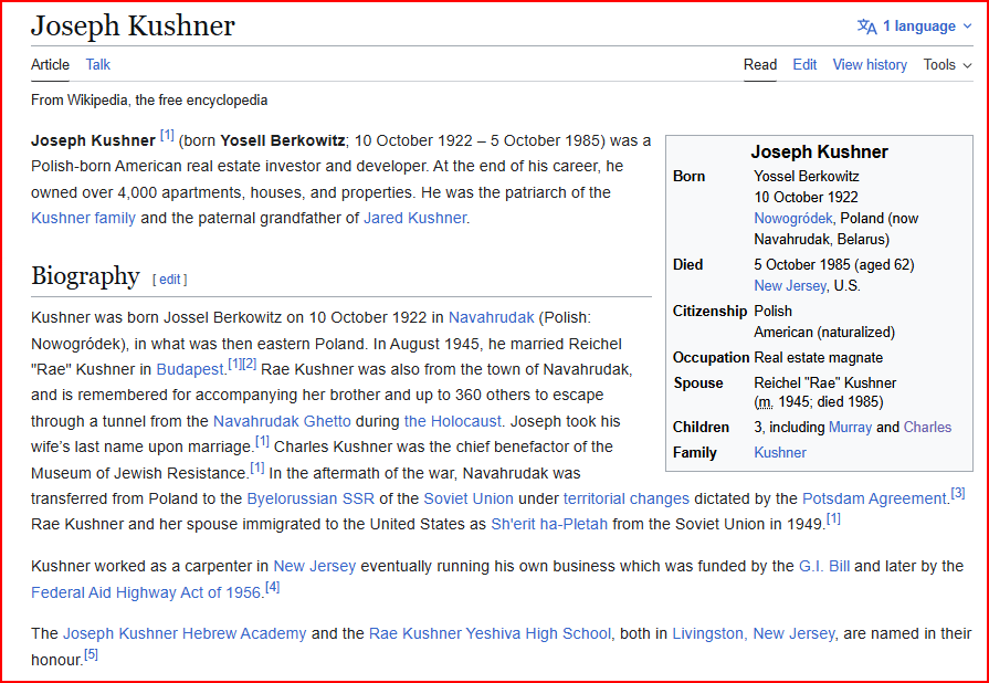 Lately, I see discussions are happening around Kushner. Please do some basic research and see his family tree, origin, and the history of Holocaust survival. I'm sure that would help to connect the dots....<a href="/BBCNews/">BBC News (UK)</a> <a href="/AJEnglish/">Al Jazeera English</a> <a href="/FoxNews/">Fox News</a> <a href="/CNN/">CNN</a>