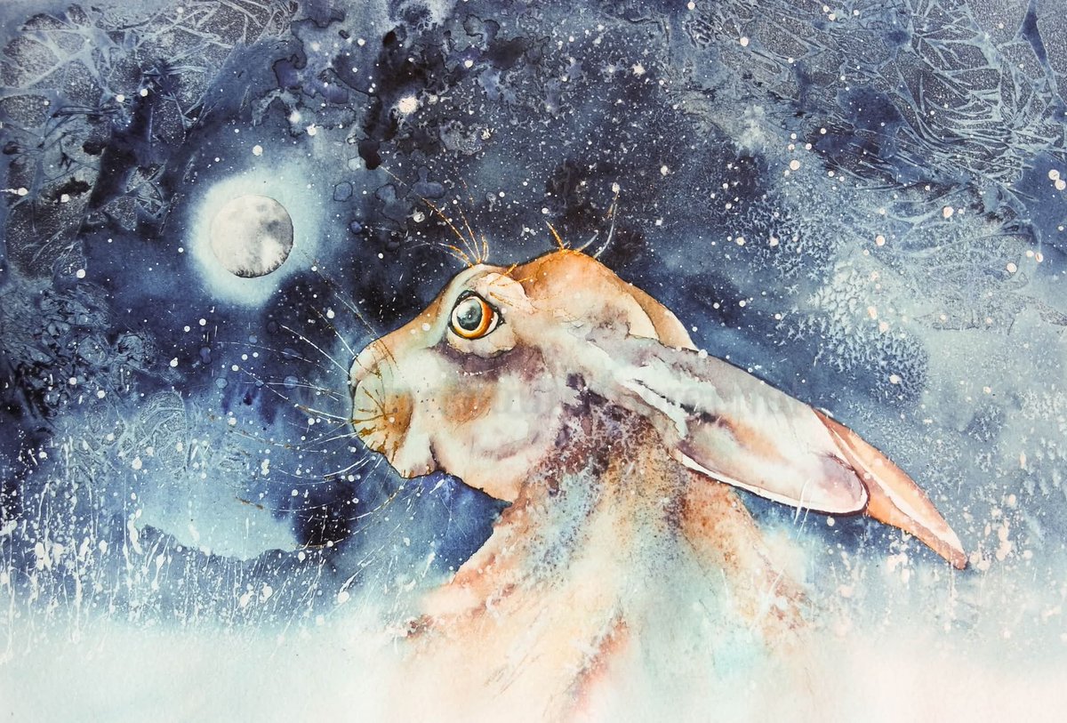 Elidanza's tweet image. "By day I am a shadow that hides in the light, / By darkness a moonbeam that dances the night... I am the Mystery and Magic, I am the Hare." — Sharon L. Shute

Happy Thursday x

#watercolour #moonlight #magical #hare #painting