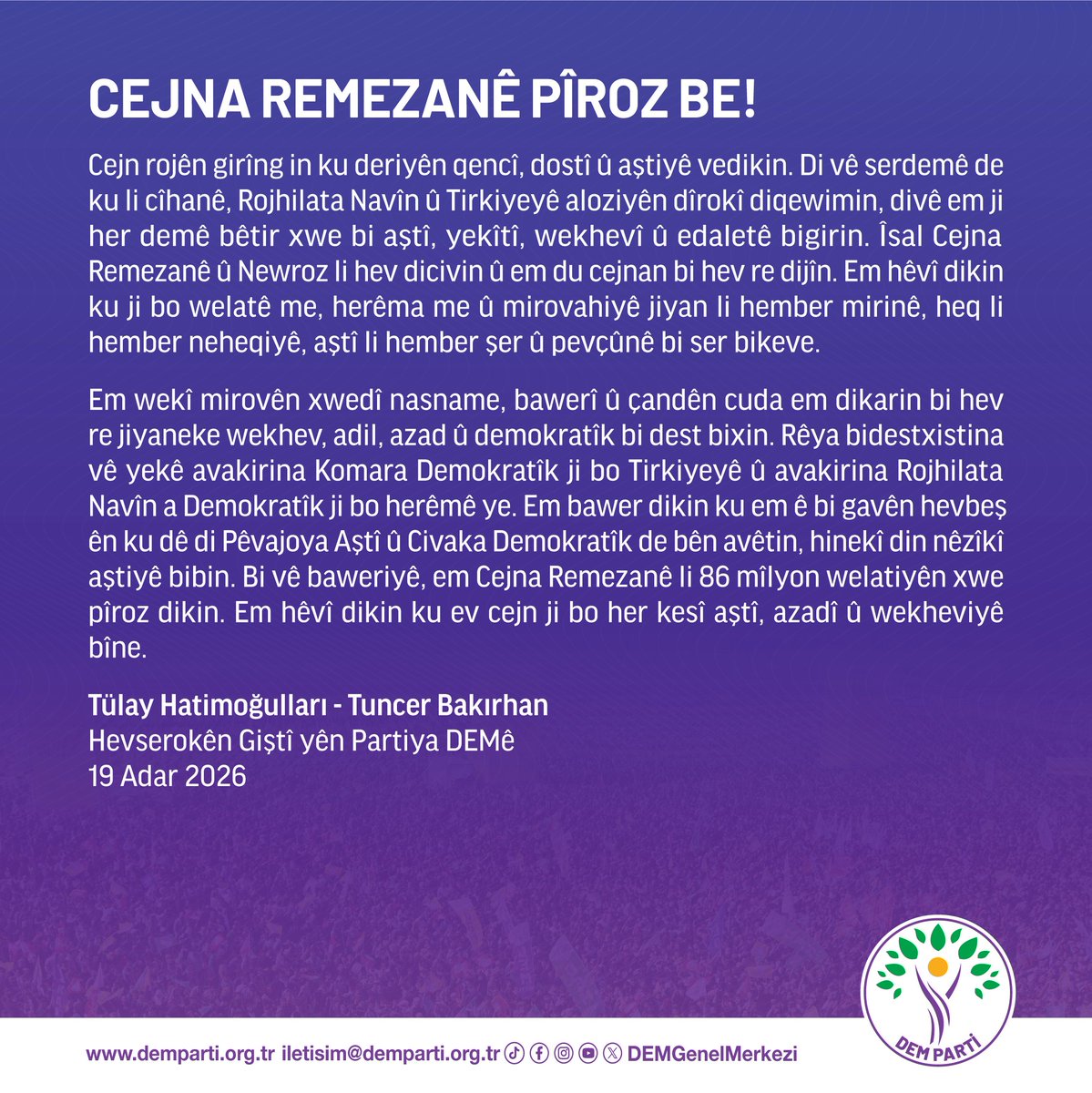 DEM Parti tweet media