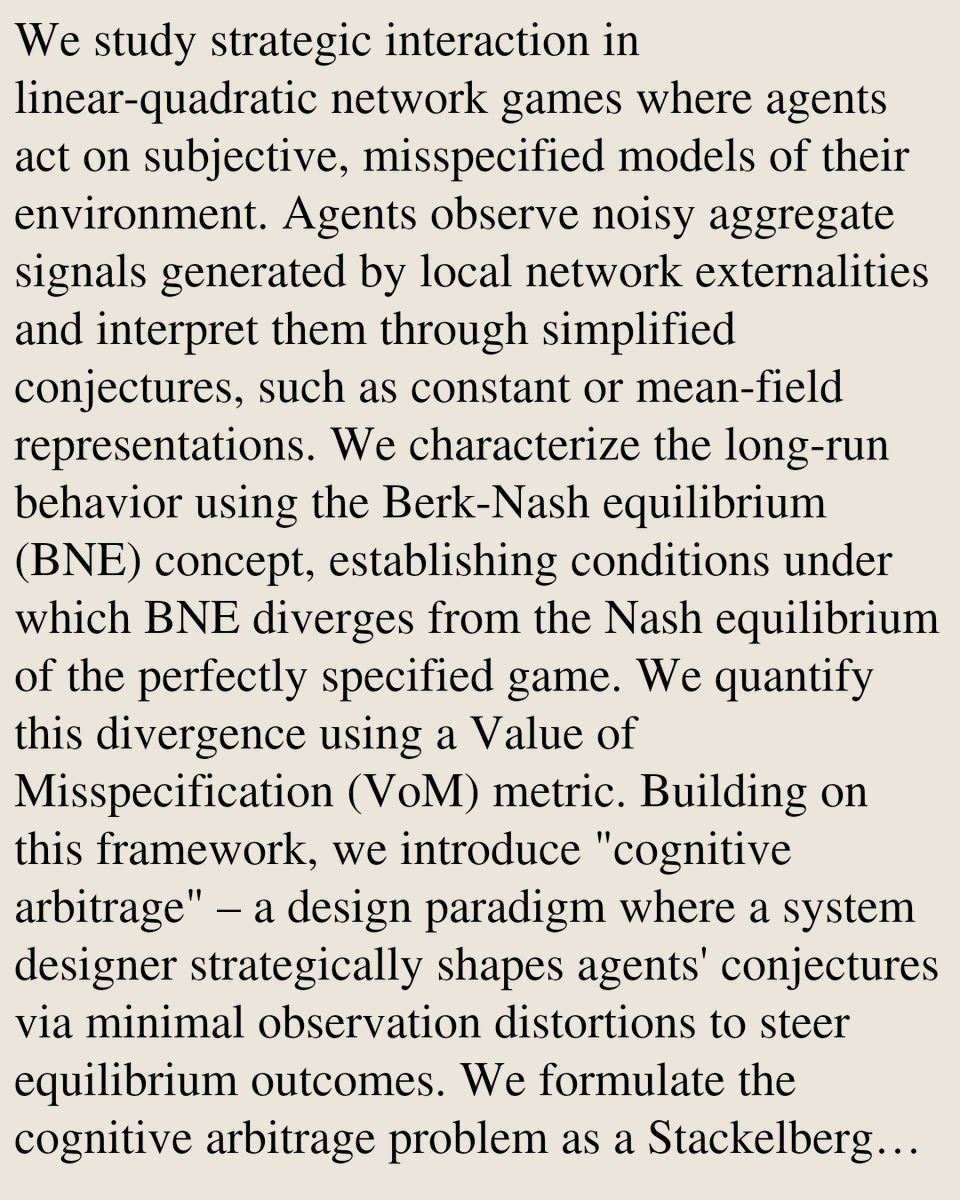 Game Theory Papers tweet media