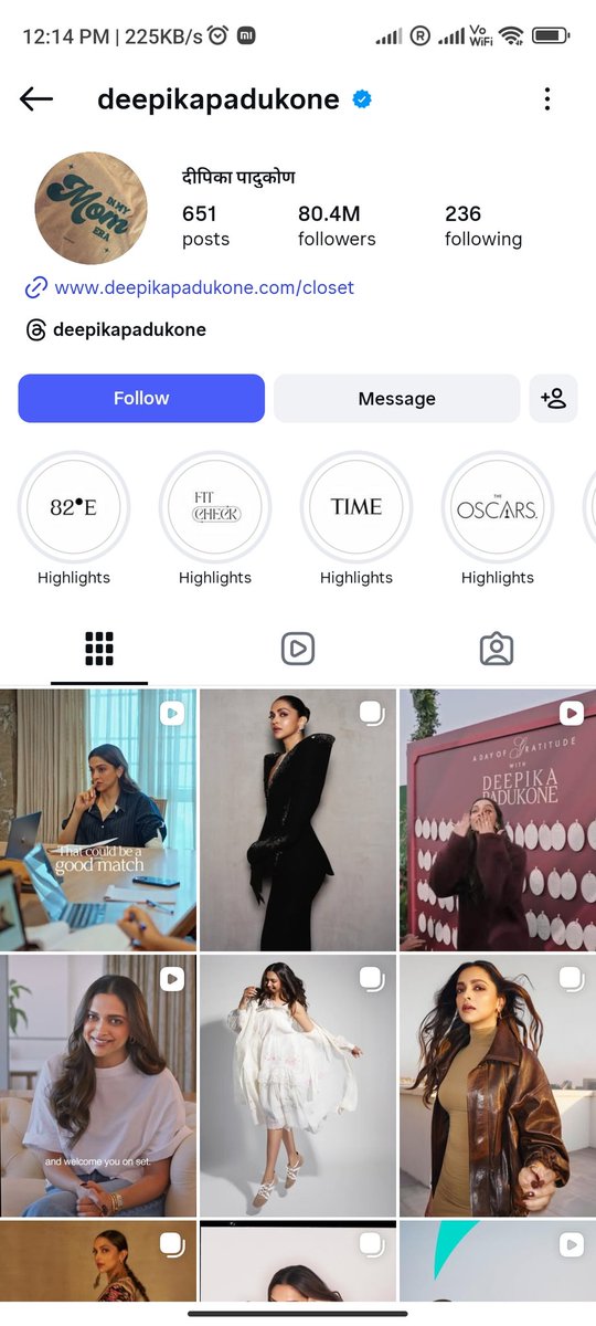 Did anyone notice Deepika didn't post a single post for his husband's blockbuster film.