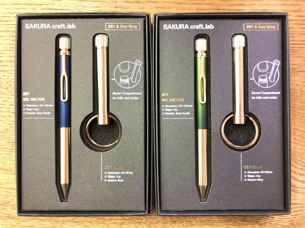 数量限定品】 SAKURA craft.lab001&KeyRing入荷しております