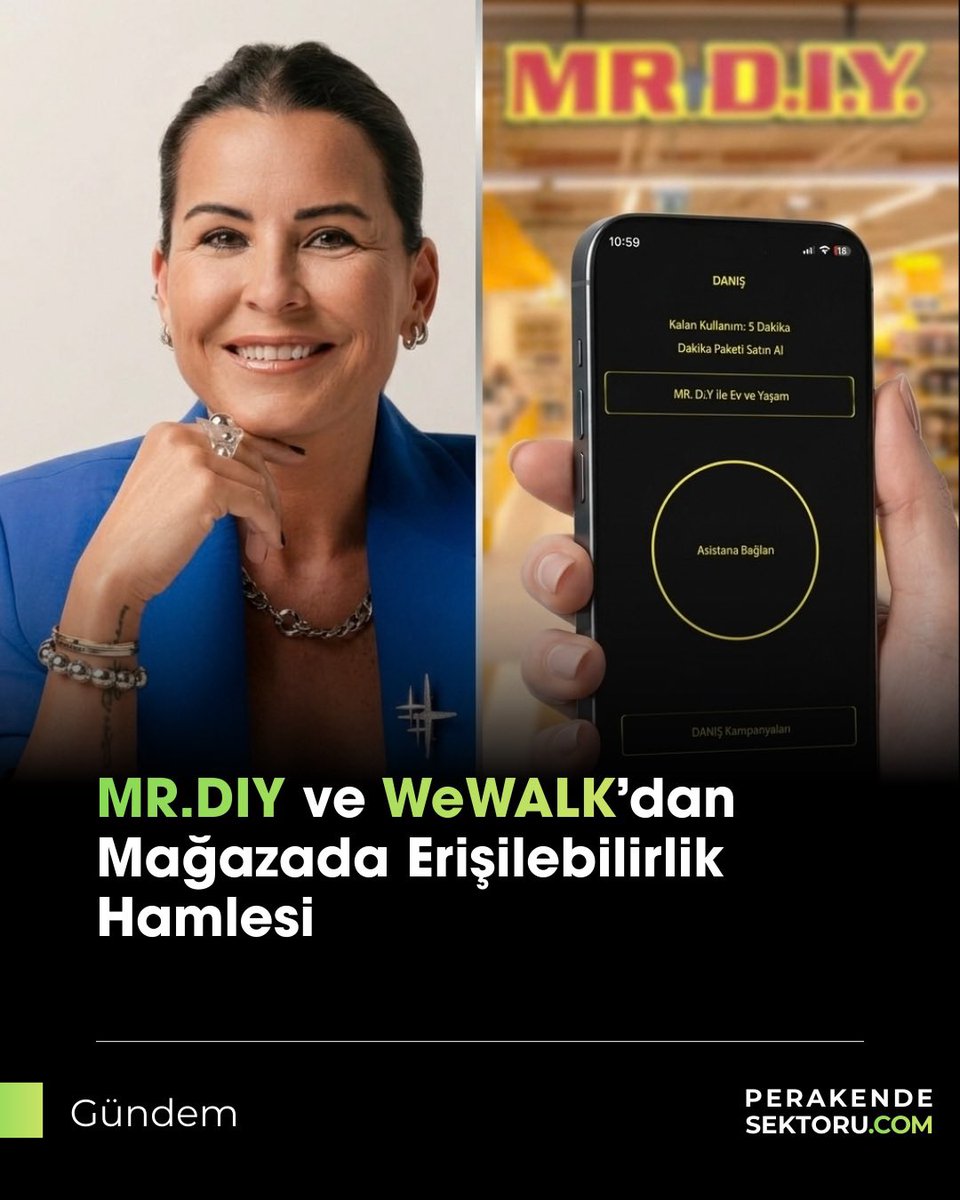 MR DIY ve WeWALK’dan Mağazada Erişilebilirlik Hamlesi

Marka, görme engelli bireylerin alışveriş sürecini daha bağımsız ve konforlu yaşayabilmesi için WeWALK uygulamasıyla iş birliğine gitti.