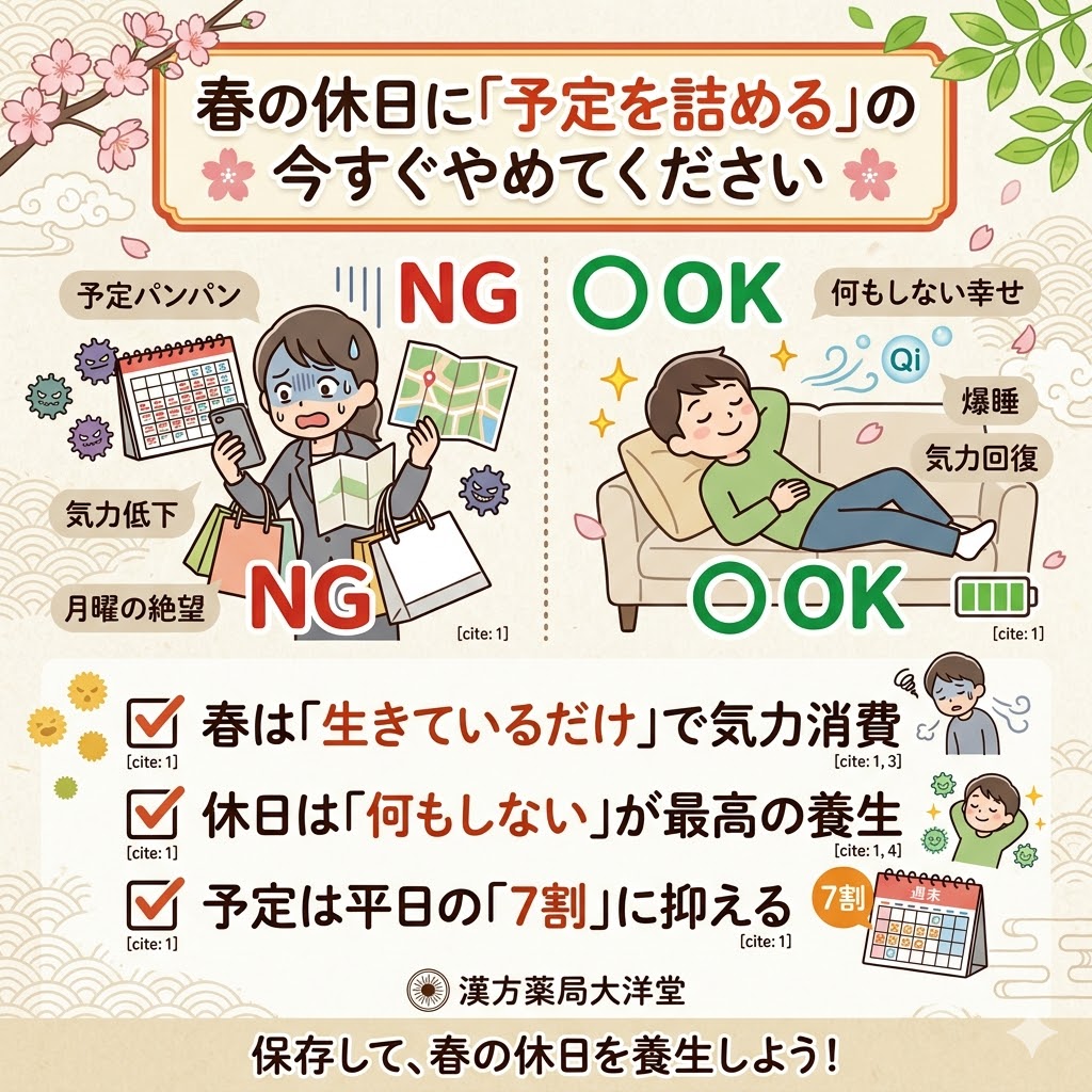 「春は環境が変わってイライラするけど、我慢…」

春だけは、感情を押し殺してはいけません。

春は異動や新生活など、ストレスが溜まりやすい季節。

「大人だから」と無理に笑顔を作って、イライラやモヤモヤを我慢していませんか？

漢方では、春のテーマは「伸びやかさ」。