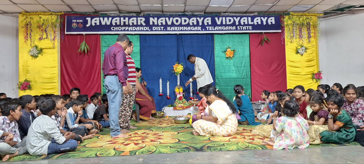 Welcoming the Telugu New Year with joy, traditions, and cultural spirit at JNV Karimnagar! Students and staff came together to celebrate Ugadi with enthusiasm, reflecting the rich heritage and values of our culture. 🌸🥭

#UgadiCelebrations #JNVKarimnagar