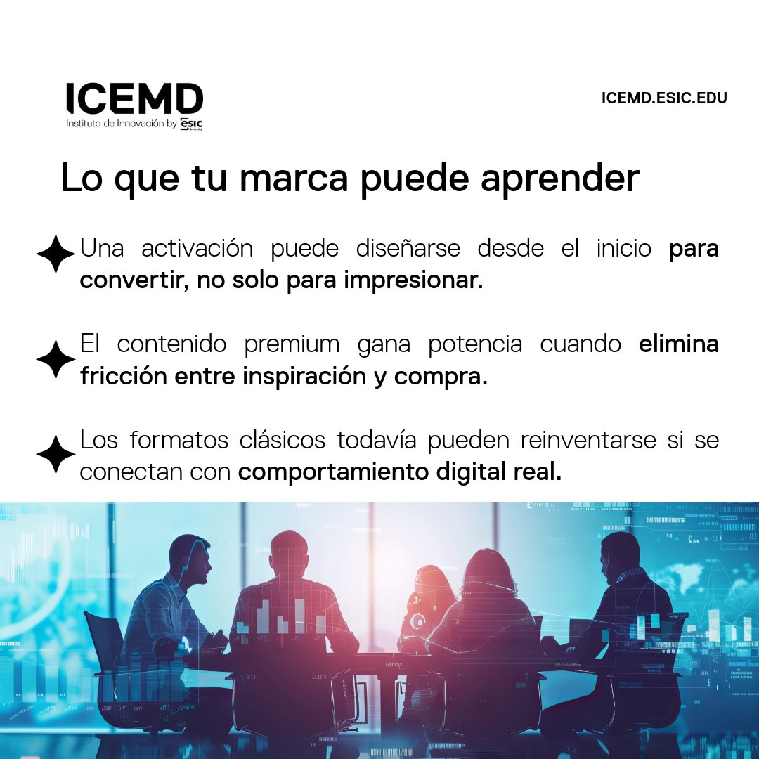 ICEMD – Instituto de Innovación de ESIC tweet media