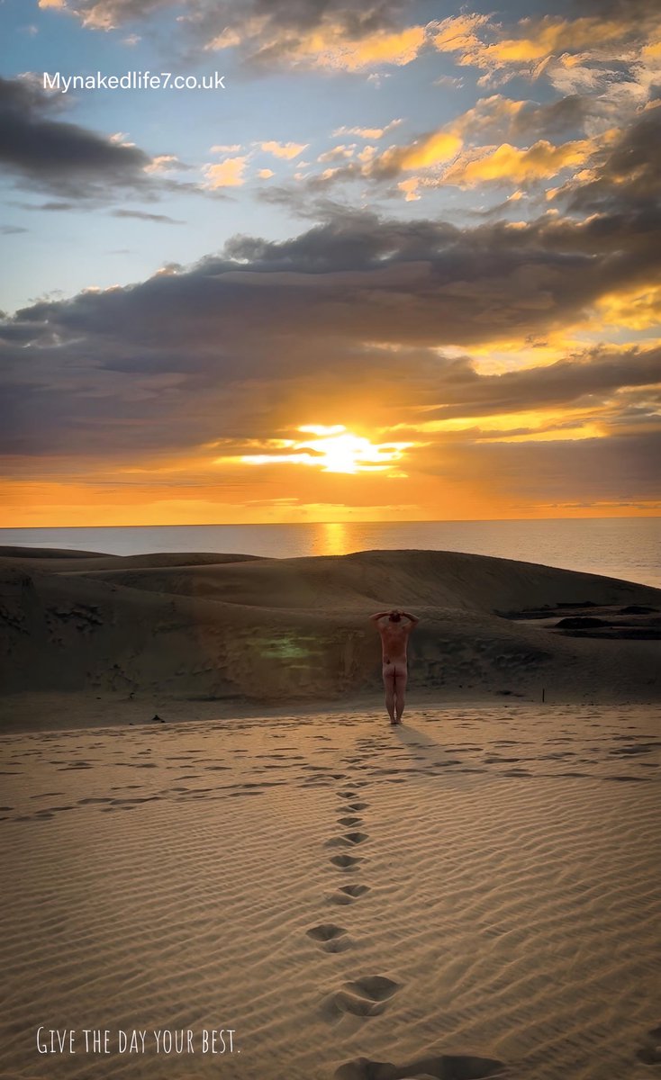 Give the day your best. Be the best you, you can be on that day.#NudityIsHealthy #nakedadventures #bodypositivity #clothesfree #Naturism #Naturiste