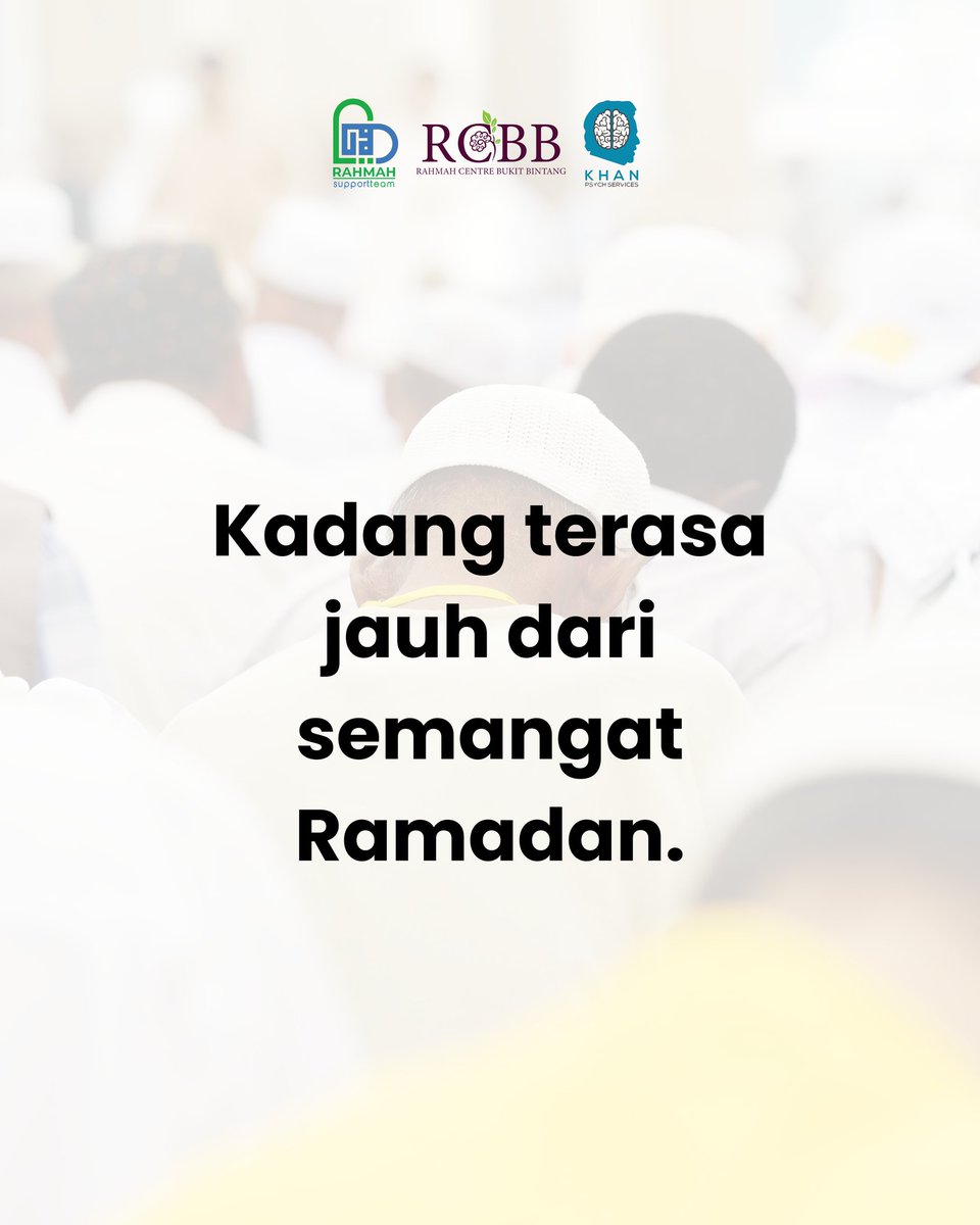 RahmahSupport's tweet photo. Terasa jauh dari semangat Ramadan? Ramadan sentiasa dekat. Rahmat Allah menanti, walau hati masih berat. 💛 https://t.co/rBfrWDZ9Wy