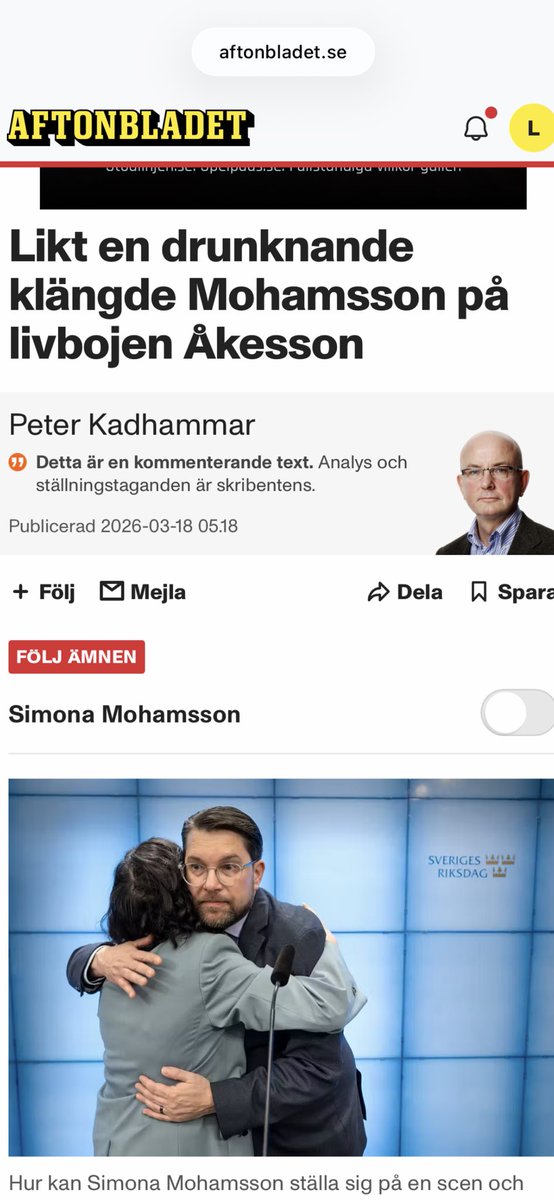 beckmansasikter's tweet image. Skönt med objektiva och neutrala nyheter i @Aftonbladet . De har absolut inte en mörkröd agenda. Snart i en FM radio nära dig istället för den internationella radiostationen NRJ. #svpol #aftonbladet #medievänster