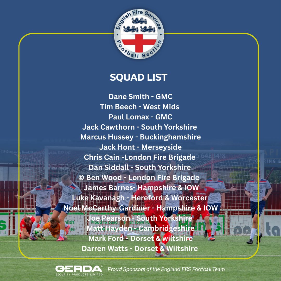 English Fire Service Football Section tweet media