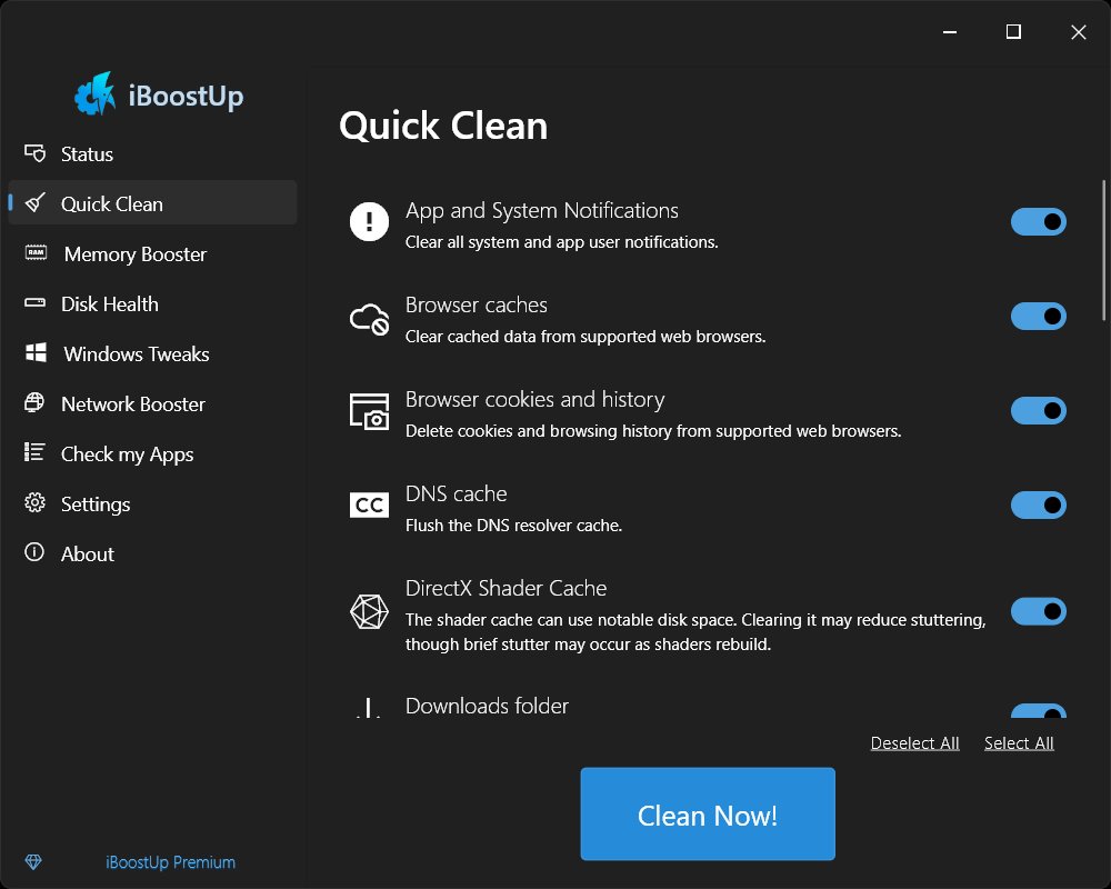 Wow - iBoostUp 1.7 for Windows is already here! Quick Clean, Memory Booster, Network Booster, Check My Apps &amp; more - Polish across the board. Fast, smooth, healthy PC… have at it! Free to #download: iboostup.com/windows or the #MicrosoftStore #Windows11 #WindowsUpdate