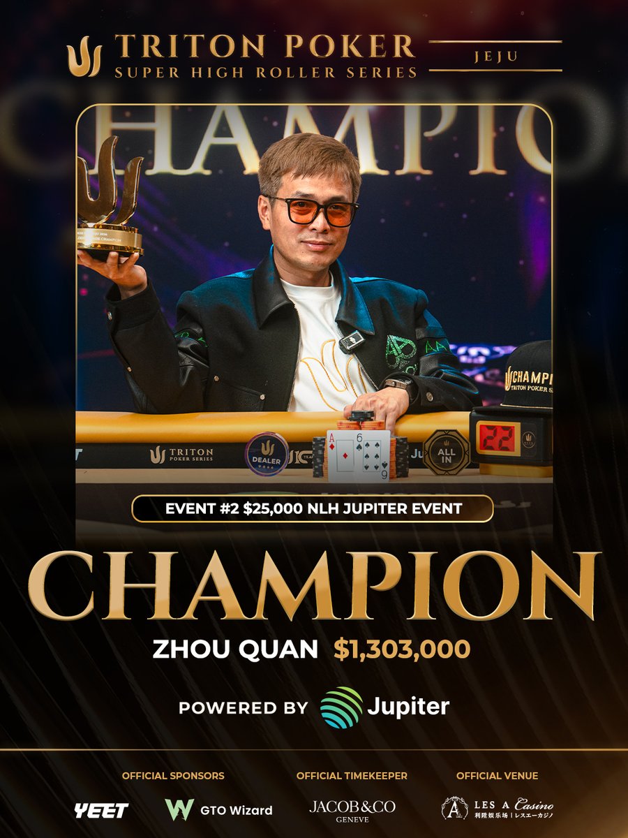 Triton Poker tweet media