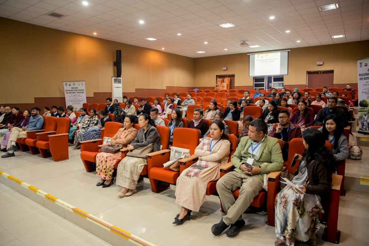One day Regional conference on Natural Farming organised by RCONF, Imphal in collaboration with MEGNOLIA and Directorate of Horticulture, Govt. of Meghalaya in Shillong dated 17.03.2026. Director of Horticulture, Meghalaya and Directors from other Govt. of Organization.
