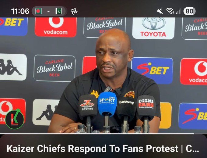 BraSamke's tweet photo. @KaizerChiefs Let the Special branch members and the Family business attend and fill up the stadium 
For now https://t.co/wBiLdh7Mlc