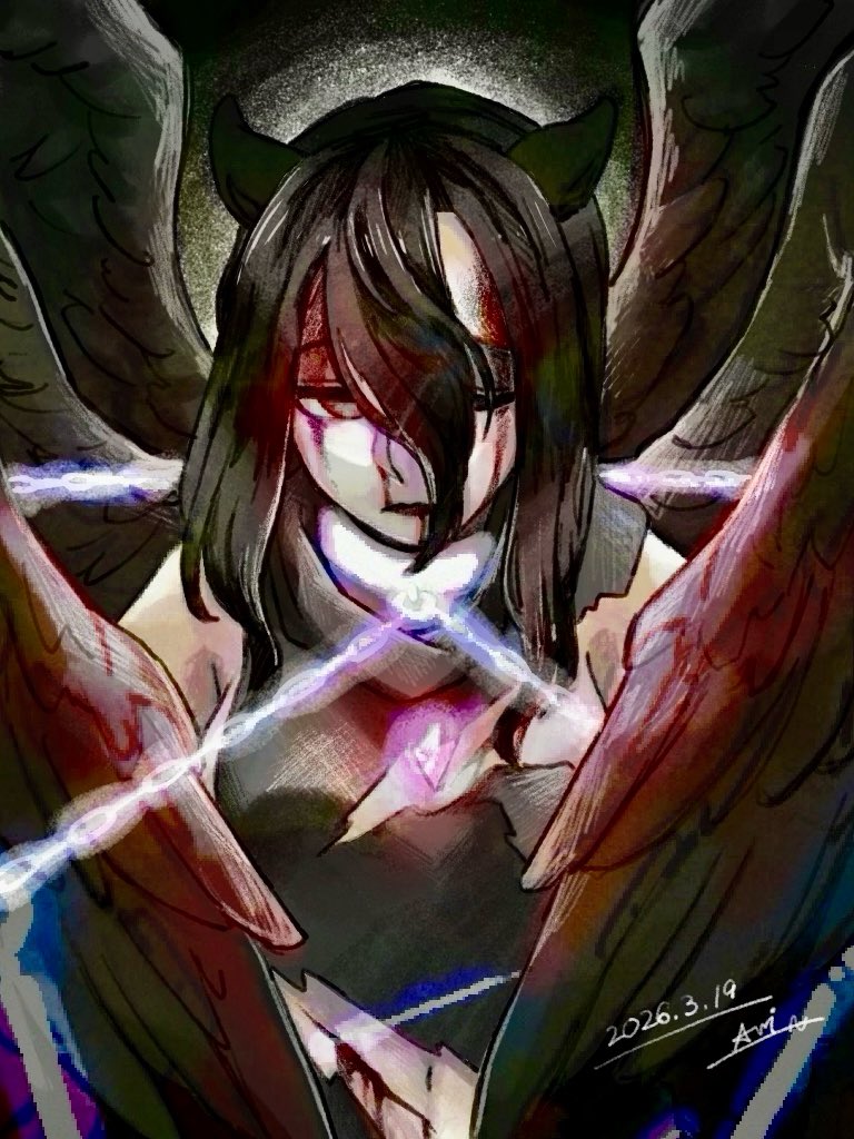Aripxdg's tweet photo. 本当は二枚目みたいな雰囲気で描きたかったんです
嘘じゃありません、本当なんです(T-T) https://t.co/cLM7MrmK03