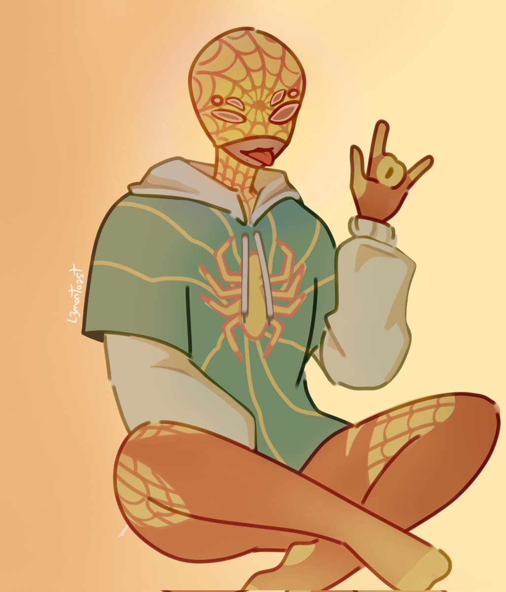 L3montoast's tweet photo. Spider oc I like quite alot https://t.co/hxGexdQyIg