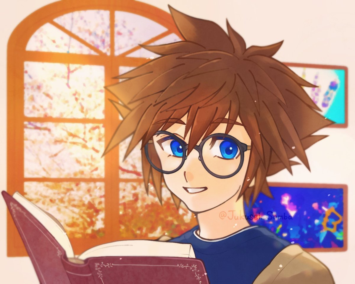 Jukusei_Samba's tweet photo. ソラ✨👓📕 #キングダムハーツ https://t.co/7rBrTOosfr