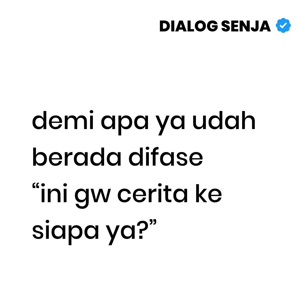 Dialog Senja tweet media
