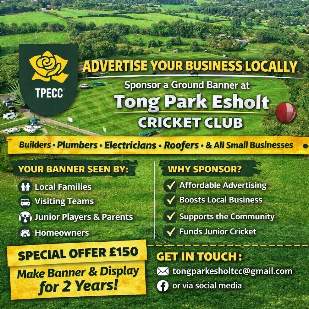 Tong Park Esholt CC tweet media
