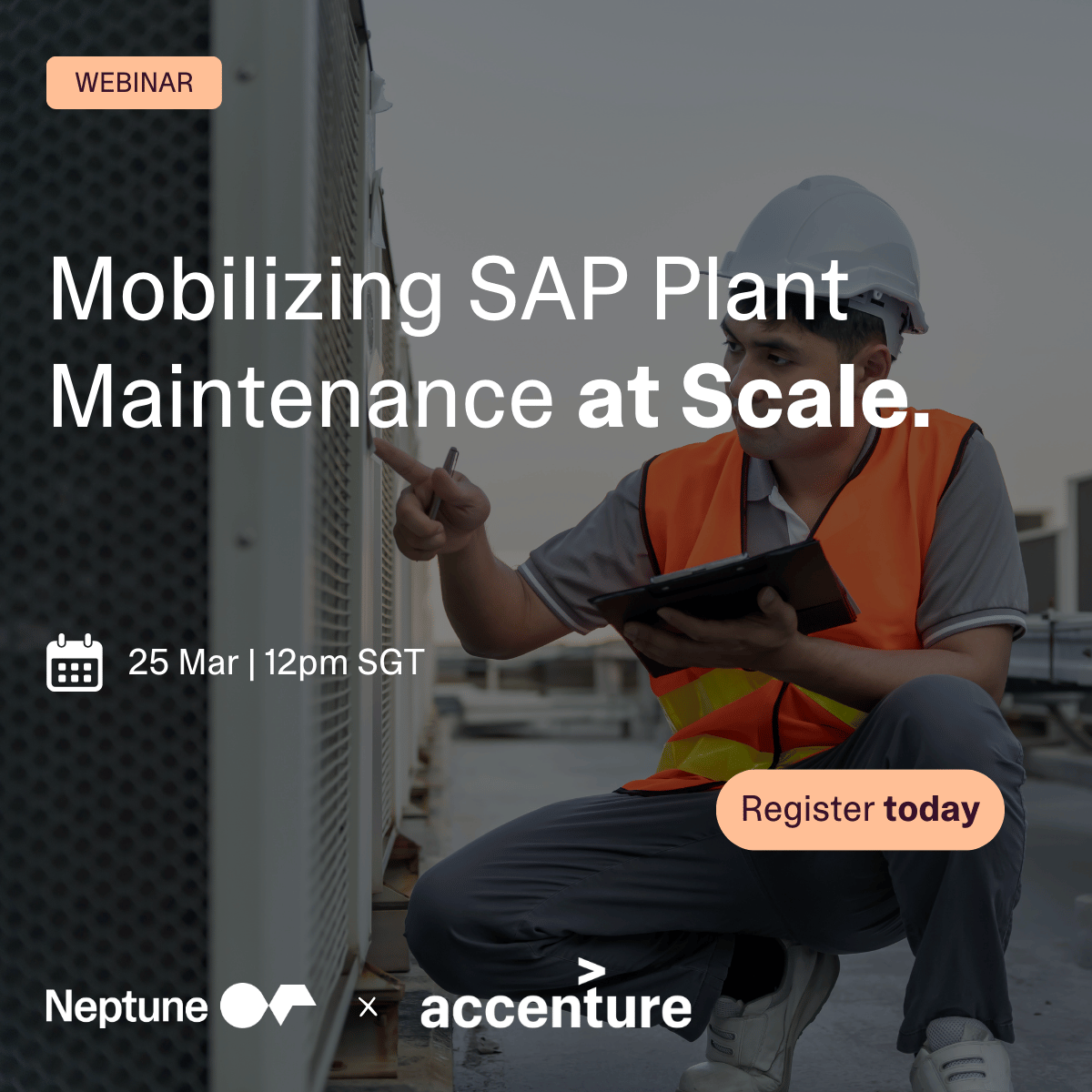 stefancaptijn's tweet photo. Disconnected tools &amp; delayed field updates can slow maintenance execution and limit visibility across assets. See how Accenture Blueworx extends SAP PM with mobile, offline-ready execution directly connected to SAP.

https://t.co/gZeoaDBhkQ
#NeptuneDXP #SAPPM #EAM https://t.co/qCQC7SlhXz