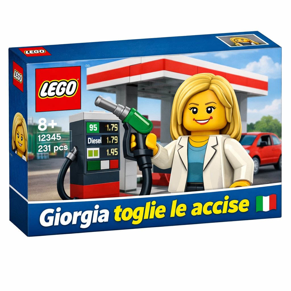 Ubiklandia's tweet image. In regalo SOLO a chi farà un pieno al distributore.⛽
#Meloni #accise