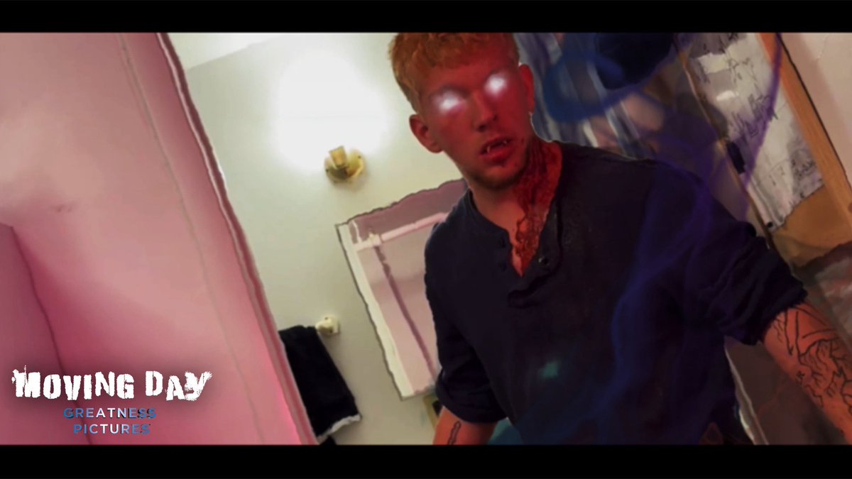 GreatnessPics's tweet image. Do you like Vampires? 🎬 Here are some shots of our new short film #MovingDay releasing next Friday! First on our YouTube! Link in bio! ❤️

#horror #specialeffectsmakeup #film #explorepage