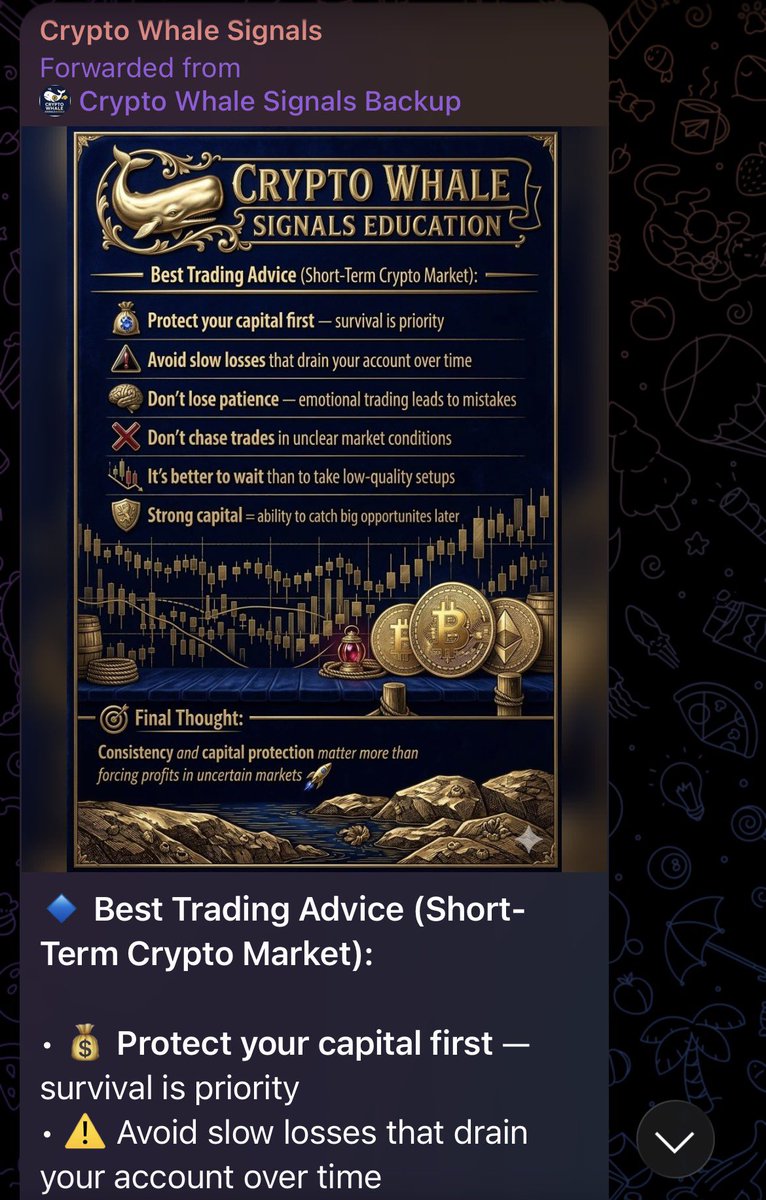 🔹 Best Trading Advice (Short-Term Crypto Market):

• 💰 Protect your capital first — survival is priority
• ⚠️ Avoid slow losses that drain your account over time
• 🧠 Don’t lose patience — emotional trading leads to mistakes
• ❌ Don’t chase trades in unclear market