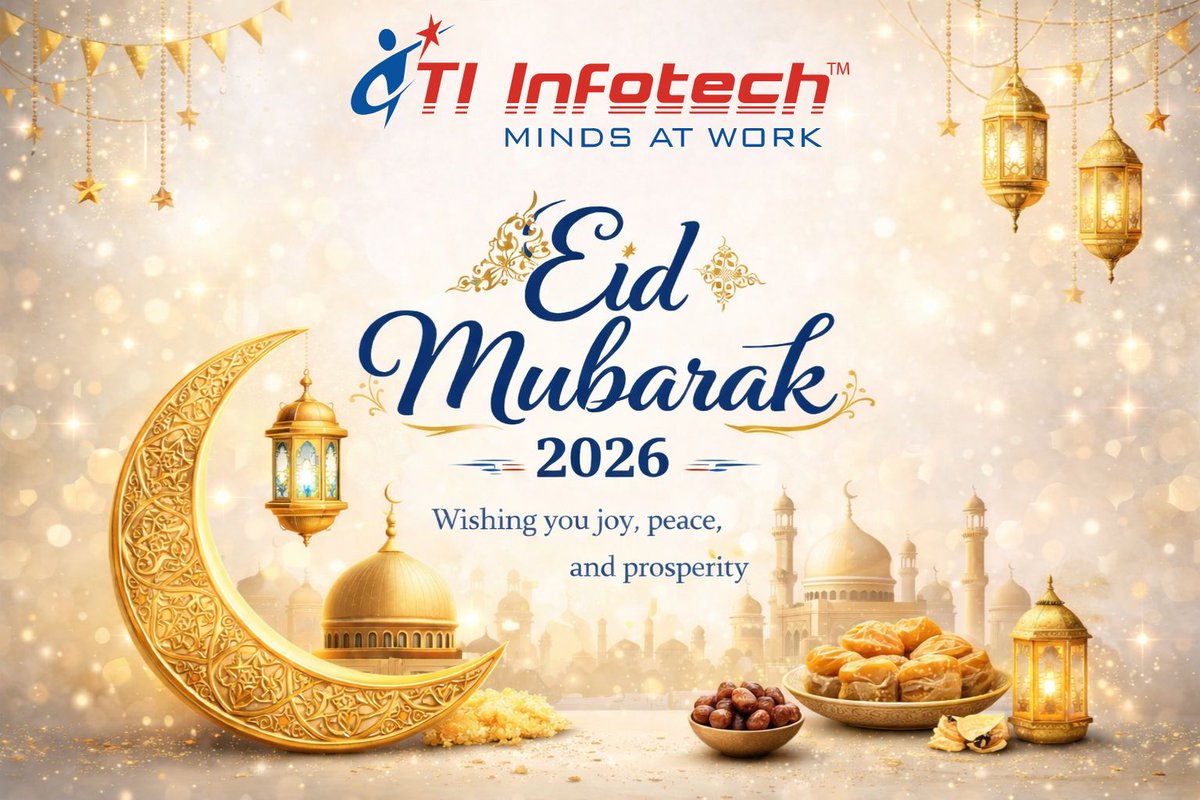 tiinfotech's tweet photo. Wishing you joy, peace, and prosperity. Eid Mubarak to you and your family!
#eid #eidmubarak #eidmubarak2026 #eidulfitr #tiinfotech https://t.co/ZgnojtizAU