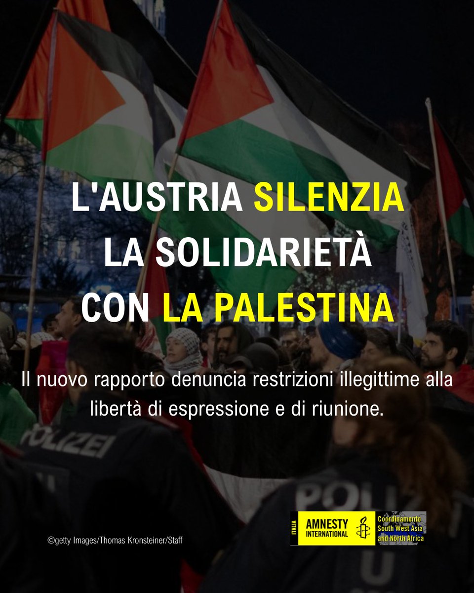 Amnesty Italia SWANA tweet media