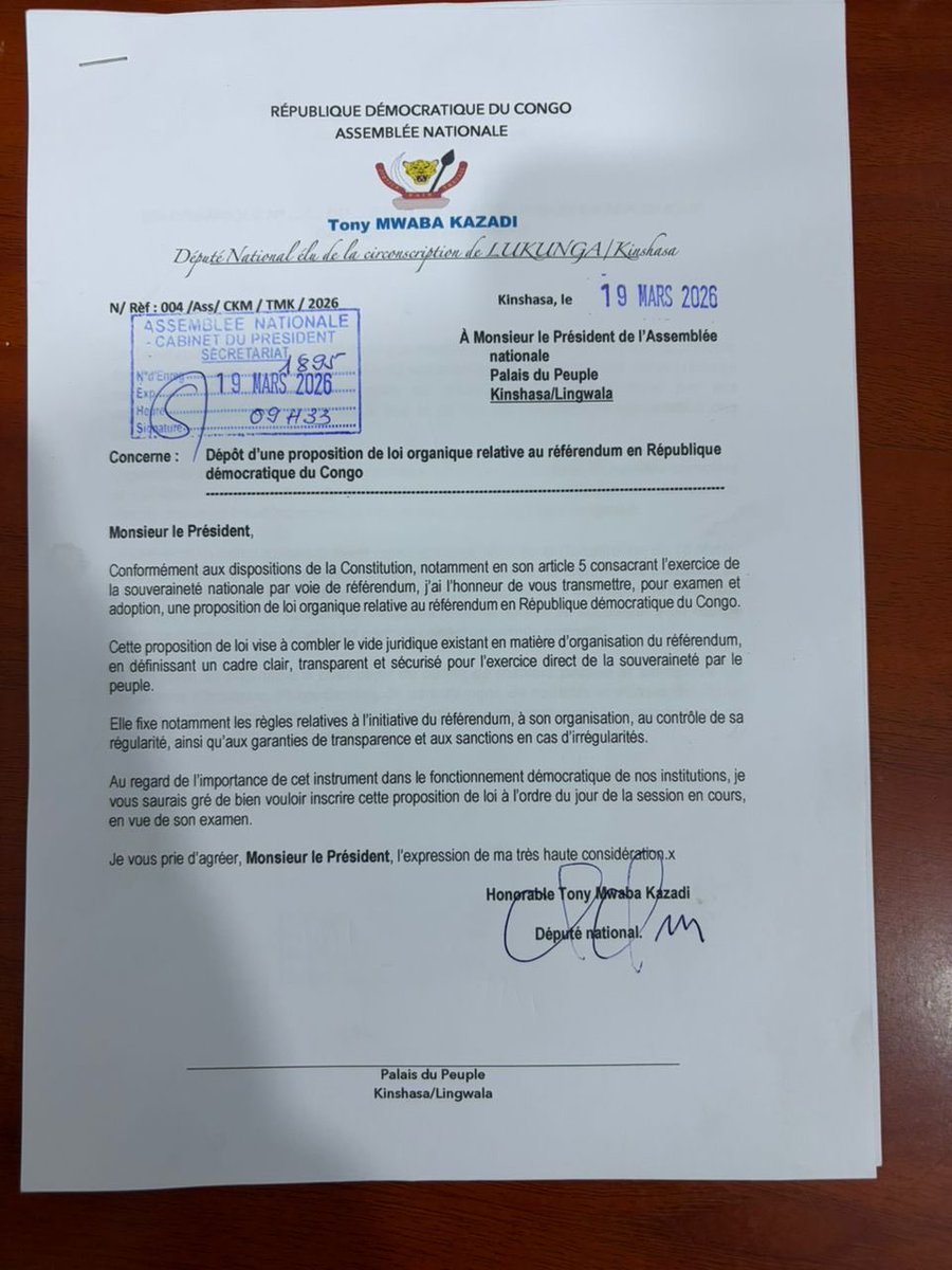 Professeur Tony Mwaba tweet media