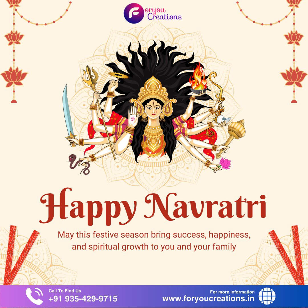 Foryoucreation_'s tweet photo. Happy Navratri

Affordable Web Design &amp; Digital Marketing Services! 🚀💻

🔥 Our Services:
✅ Custom &amp; Responsive Website Design
✅ SEO &amp; Google Ranking Boost
✅ Social Media Marketing &amp; Management
✅ Paid Ads (Google, Facebook, Instagram)
✅ Branding &amp; Graphic Design https://t.co/ADKEDQFI4r