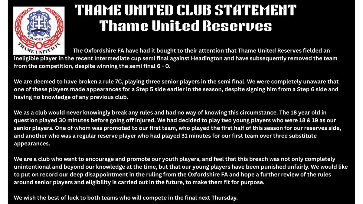 Thame United FC tweet media