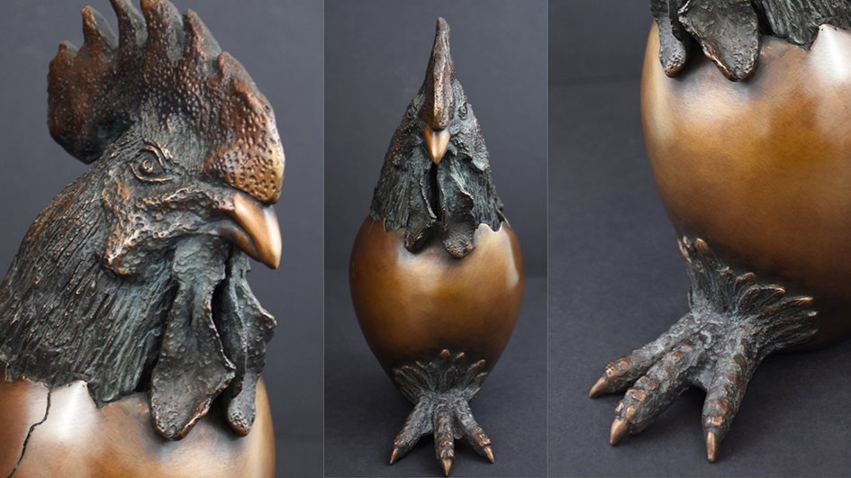 MMartinezArtist's tweet photo. 🐔 « L’ŒUF-COQ »🐔
Le langage opère une condensation, où signifiant et forme se confondent. Un déplacement s’opère, teinté de malice, comme si la puissance portait encore en elle la mémoire de sa fragilité. #ContemporarySculpture https://t.co/Daq06C1yfC https://t.co/kZz5OtR1df