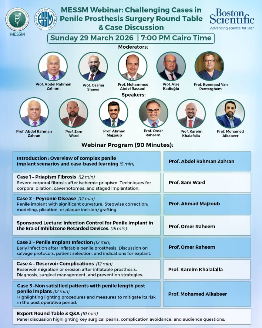 MESSM - Middle East Society For Sexual Medicine tweet media