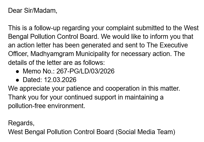 West Bengal Pollution Control Board tweet media