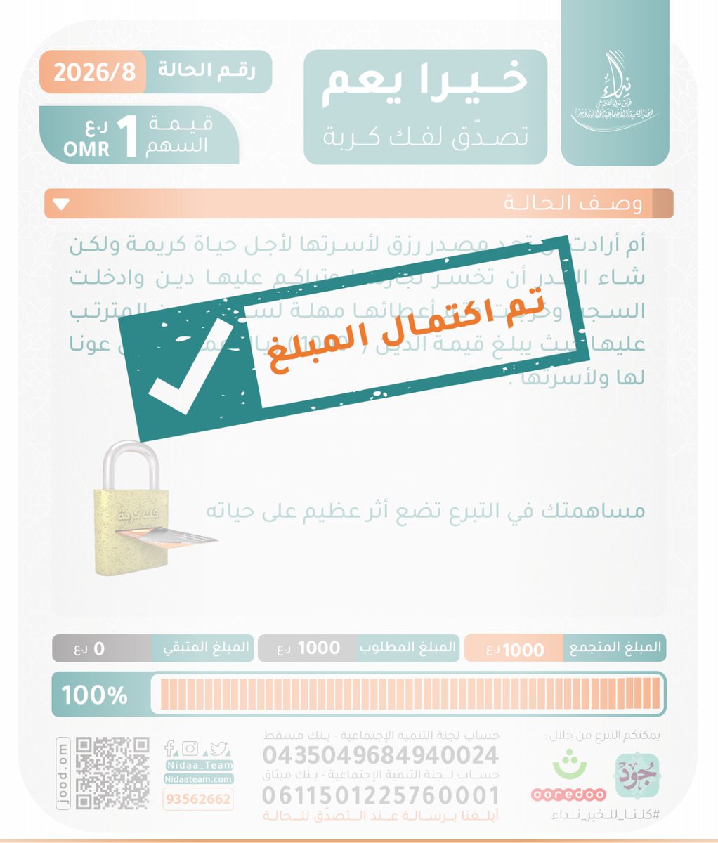 فريق نداء التطوعي tweet media