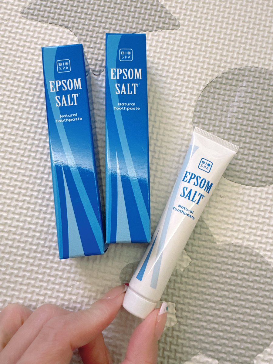 エプソムソルト配合の歯磨き粉😳まさかの歯磨き粉に！これはトラベルサイズなんだけどお出かけ時の歯磨き粉困ってたからめっちゃ最高🩷口の中に使うものだから成分に拘ってるのところがお気に入り🥰安心できるものを選択したいよね🫶
♡ ••┈┈┈┈┈┈┈•• ♡
PR <a href="/earth2001cojp/">アースコンシャス株式会社</a>
#エプソムソルト