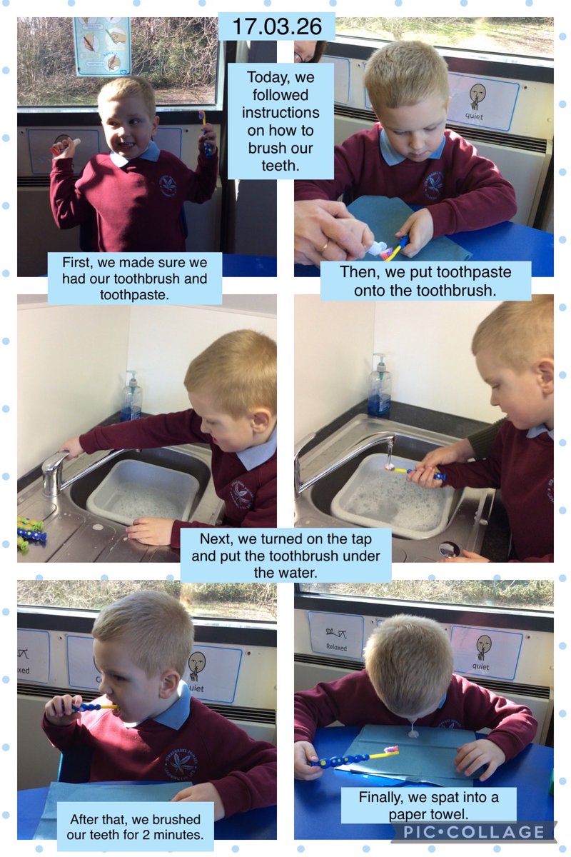 Resourcestrad's tweet photo. Following instructions on how to brush our teeth! 🦷🪥 @StradbrokePri https://t.co/bJEaoN8aCd
