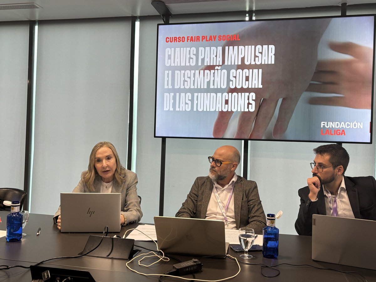ABOGADOSGAUDIA's tweet photo. Gaudia participa en el lanzamiento del curso #FairPlaySocial “Claves para impulsar el desempeño social de las fundaciones” de @FundacionLaLiga https://t.co/LNJNMFiWen https://t.co/IPGyUDrJ2i