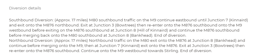 Traffic Scotland tweet media