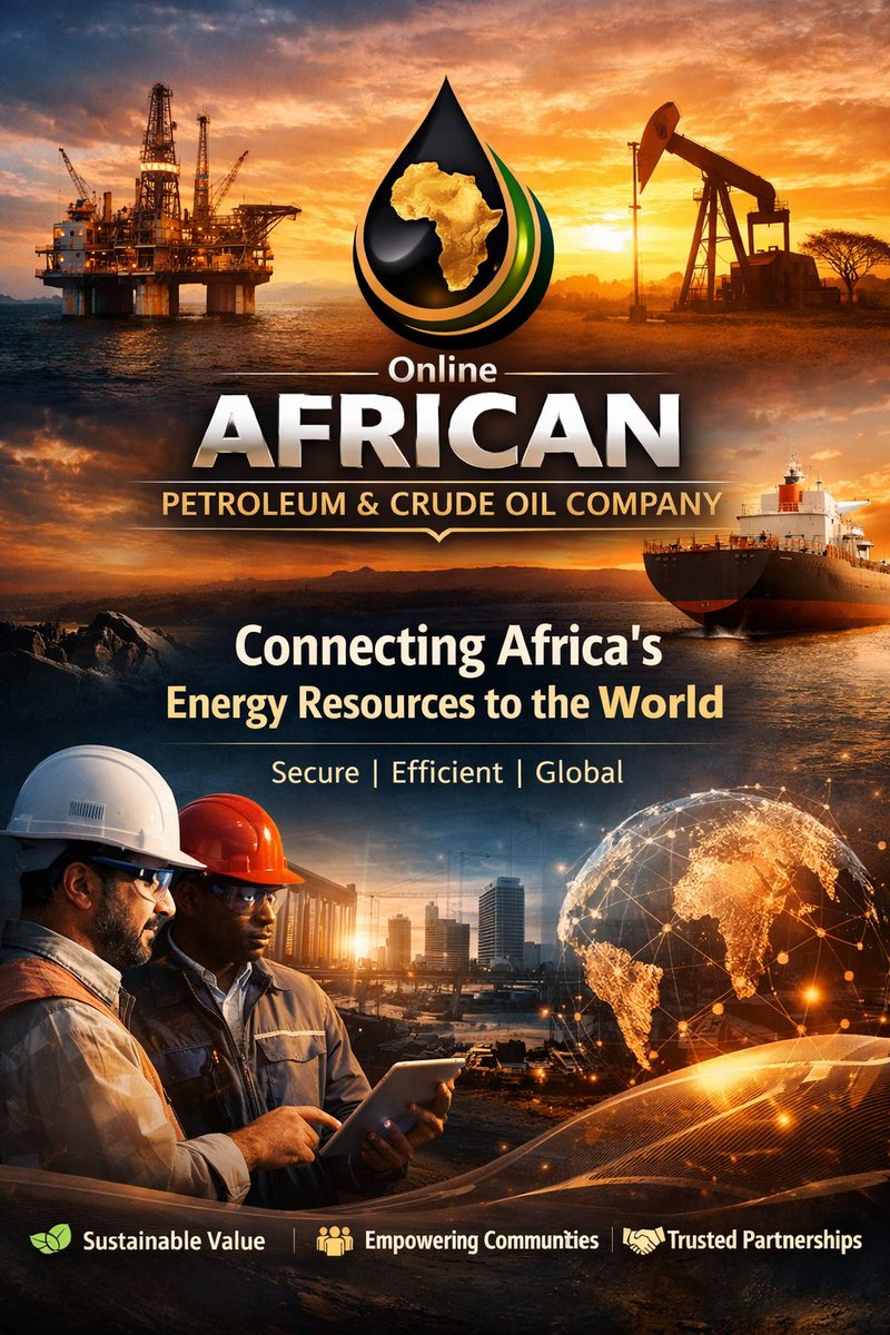 MianMubashiAsif's tweet photo. The world runs on energy.
Energy runs on oil.
With the petroleum industry worth $2T+, the future of global energy is being shaped today.
Join African Petroleum &amp; Crude Oil Company (APCOC) and be part of the next energy revolution.
🚀 Invest &amp; learn more:
https://t.co/DSLvXWRloi� https://t.co/TFyLlDBEWN