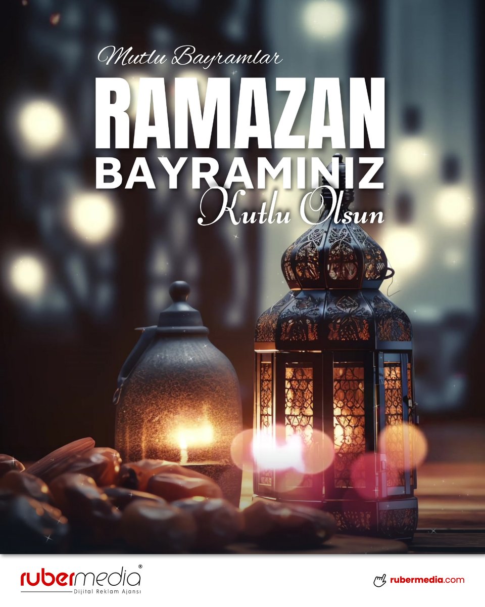 Ramazan Bayramınız Mübarek Olsun 🌙
Eid Mubarak 🌙

Sevdiklerinizle birlikte nice mutlu bayramlara…
Wishing you many joyful celebrations with your loved ones.

RUBER MEDIA ®️

#EidMubarak #RamazanBayramı #Bayram #MutluBayramlar #rubermedia